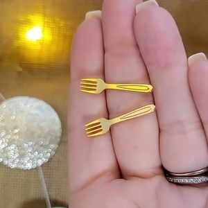 🔥LAST PAIR🔥 MINIATURE FORK EARRINGS